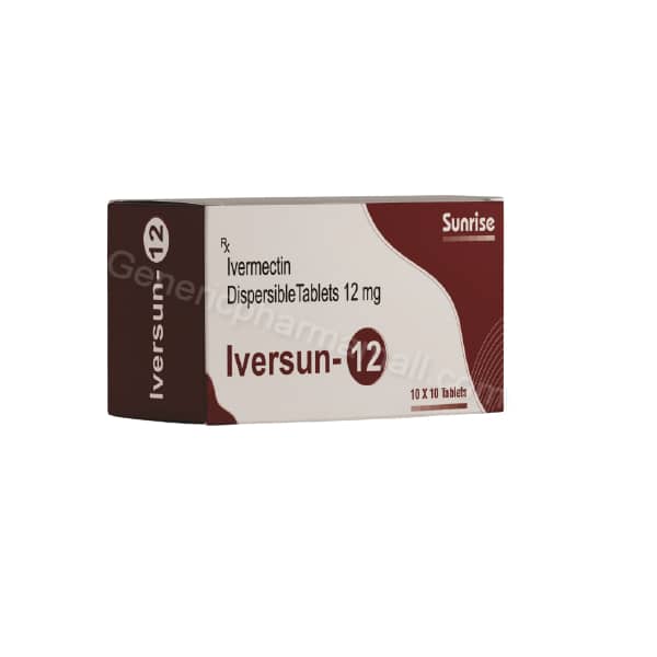 Iversun 12mg : Ivermectin | View Uses | Side Effects | Dosage | Safety tips
