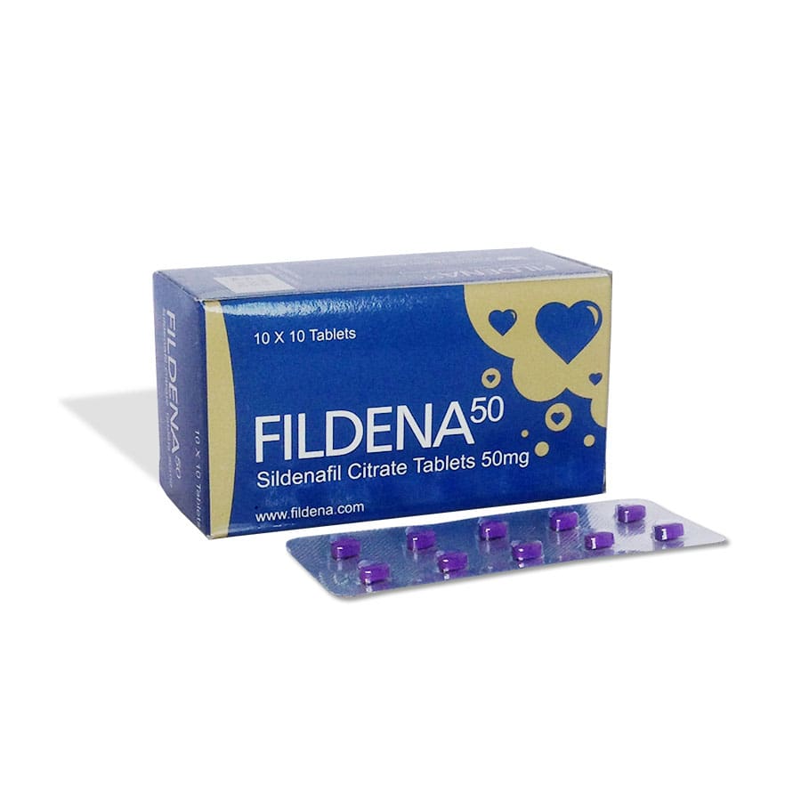 Buy Sildenafil Fildena 50 Tablet Online