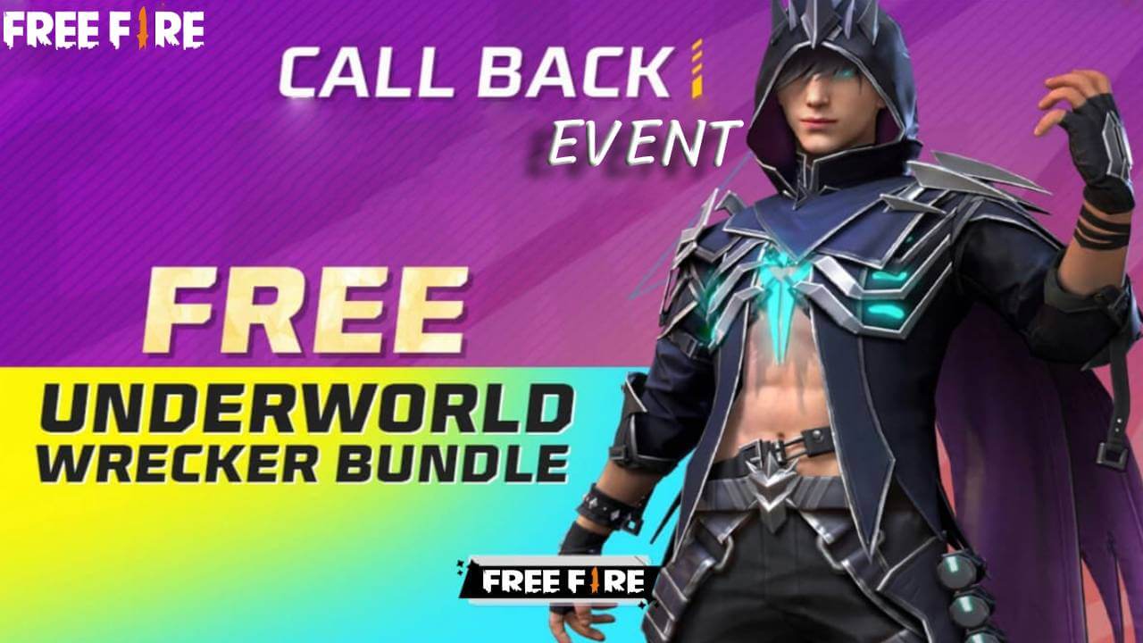 Free Fire Call Back Event