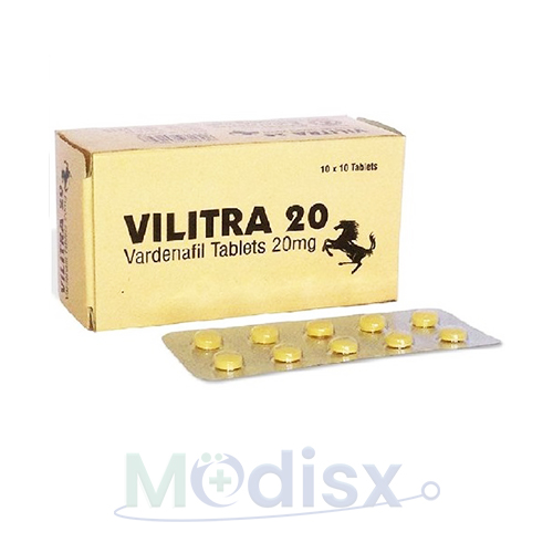 Vilitra 20 Mg: Erectile Dysfunction tabs - Buy 15% off!
