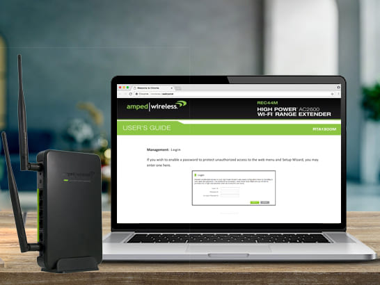 Amped Wireless Extender Login | Username and Password