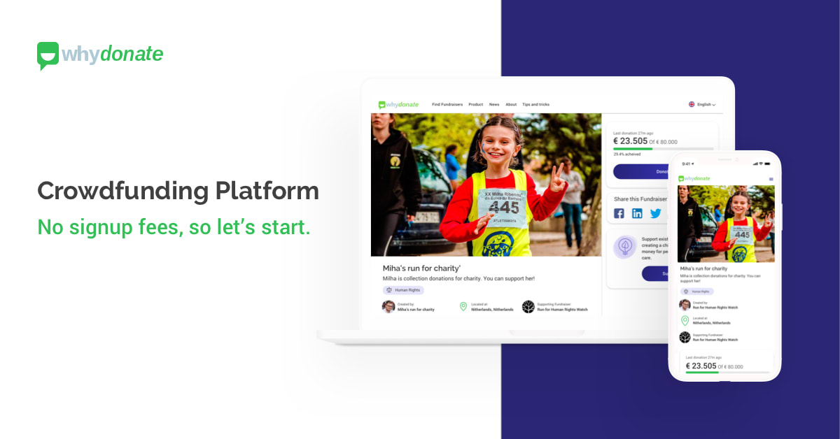 WhyDonate: Plataforma Crowdfunding Social y Recaudar Dinero