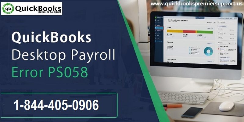 QuickBooks Payroll Error PS058 (Update or Installation Failed)
