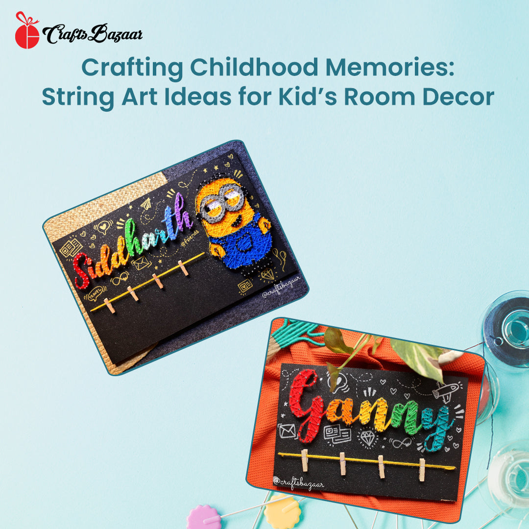 Crafting Childhood Memories: String Art Ideas For Kids' Room Décor