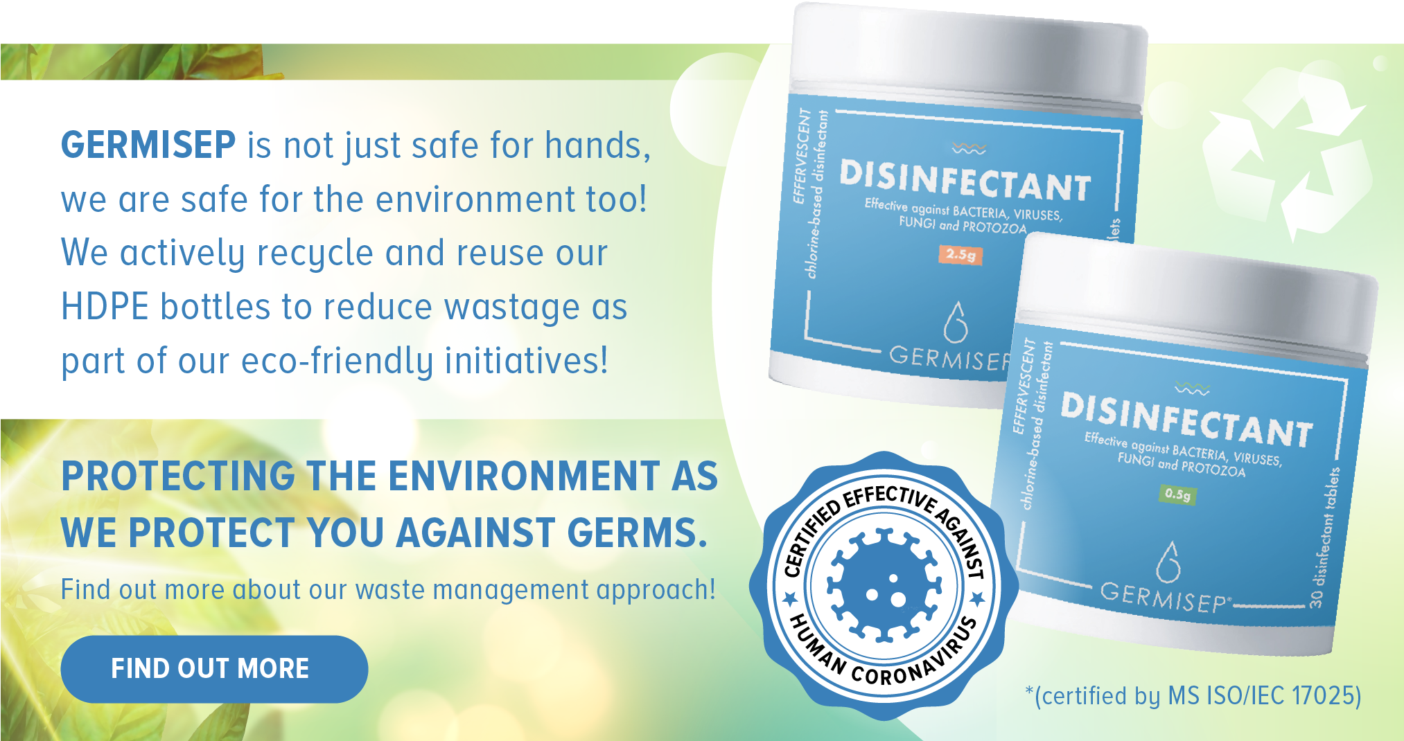 Disinfectant Tablets | Best Chlorine Tablets - Germisep