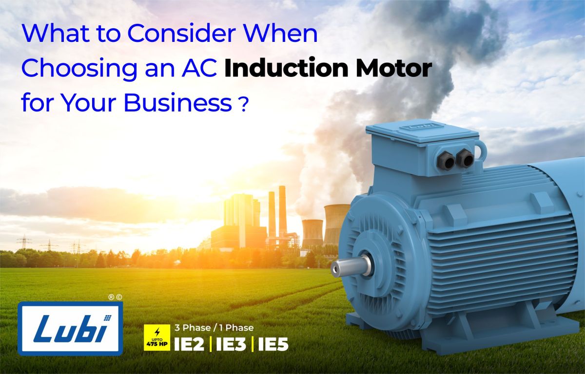 What to Consider When Choosing an AC Induction Motor for Your Business? – LUBI PUMPS