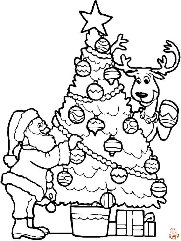 Las mejores dibujos de Navidad para colorear - GBcolorear