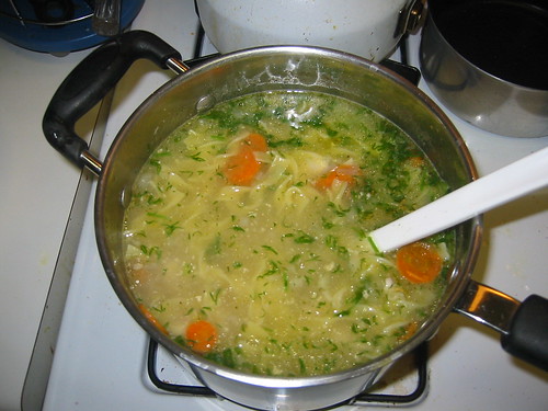 Left chicken soup out overnight?