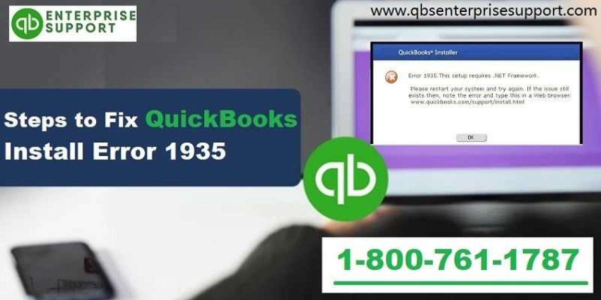 Fix Error 1935 when installing QuickBooks Desktop