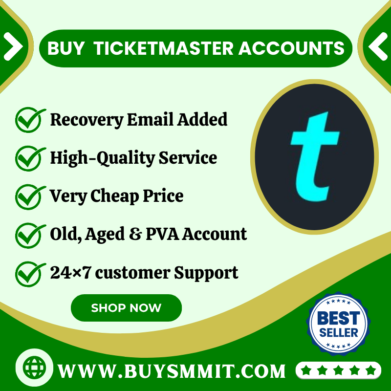 Buy Ticketmaster Accounts - Verified Ticketmaster Accounts
