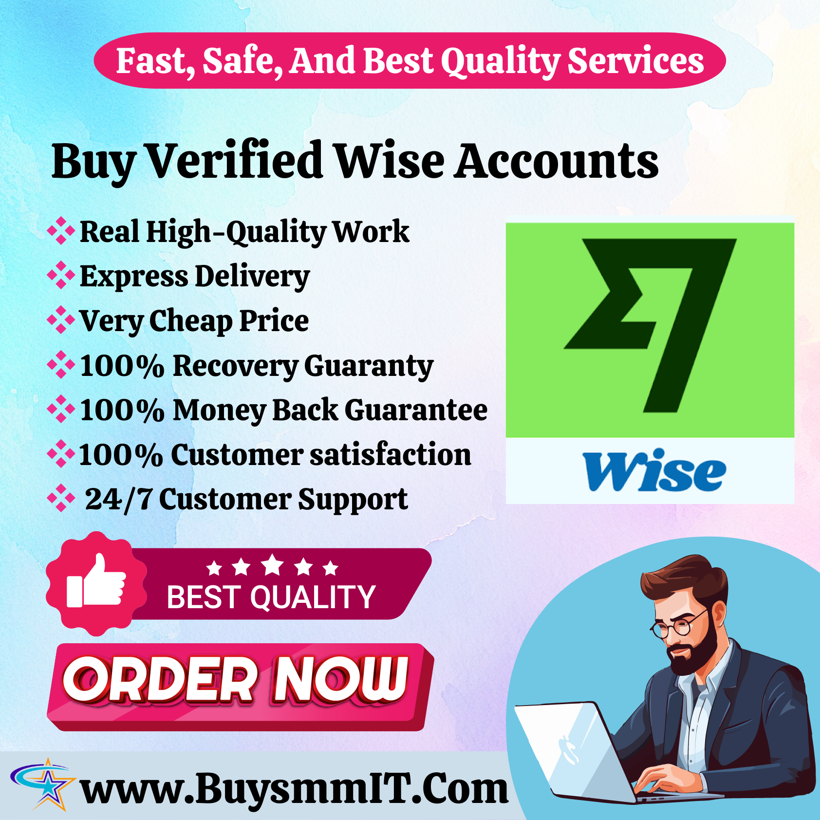 Buy Verified Wise Accounts - 100% Verified, Safe And Cheap