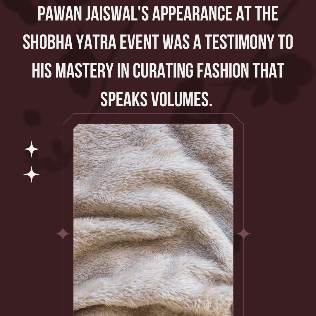 Woollen Elegance: Pawan Jaiswal's Shobha Yatra Outfit Steals the Show - ALLINFOHUB