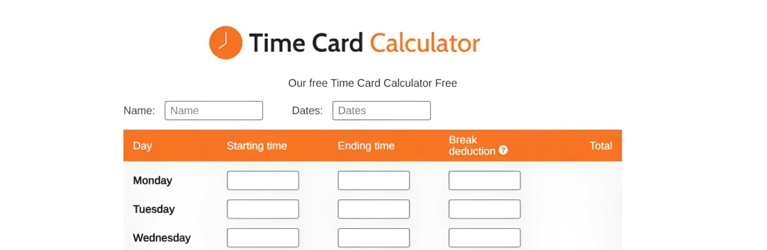 Time Card Calculator Cover Image
