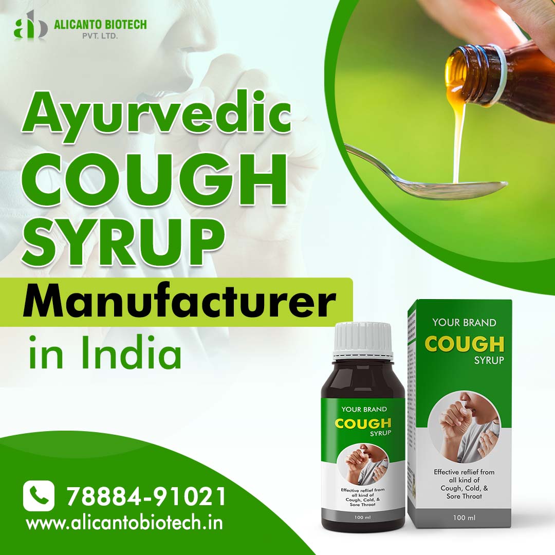 Ayurvedic Cough Syrup Manufacturer in India - Alicanto Biotech