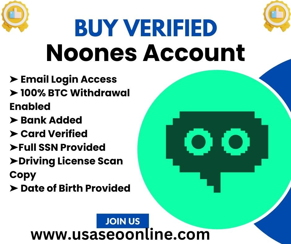 Buy Verified Noones Accounts - USA SEO Online