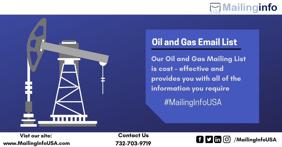 Buy 100% Verified Oil and Gas Companies Email List