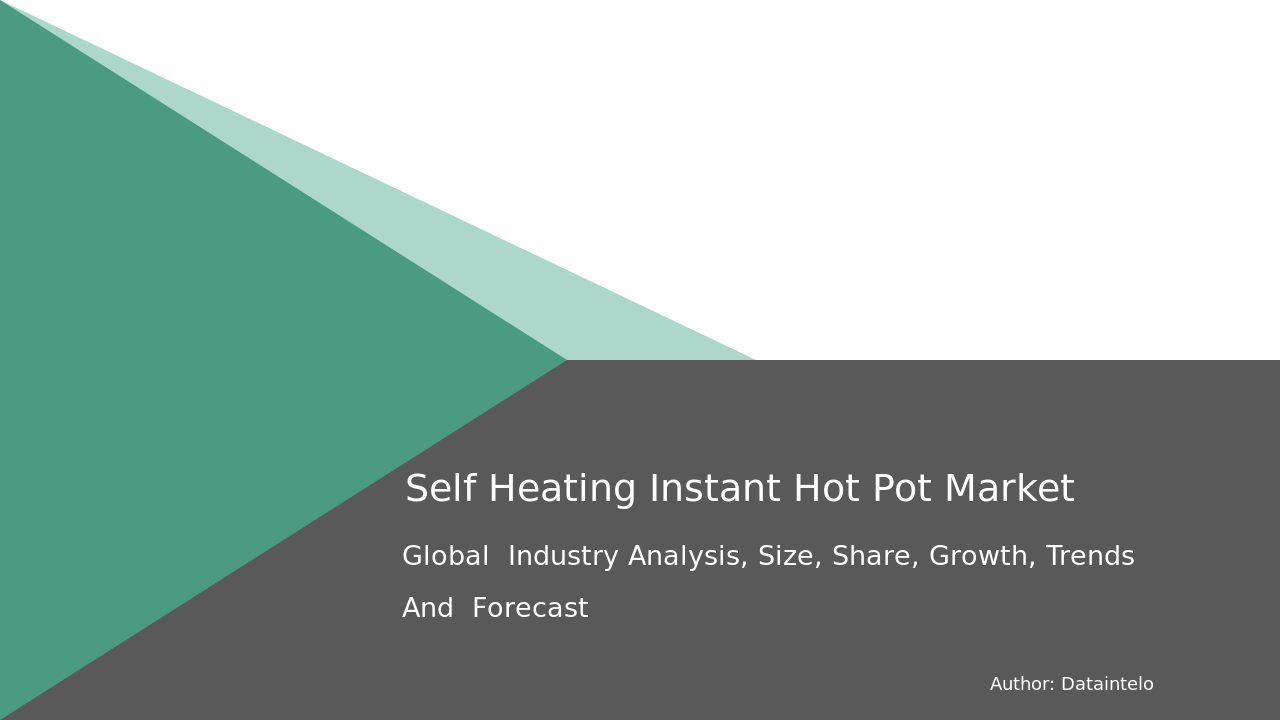 Self Heating Instant Hot Pot Market Research Report 2032