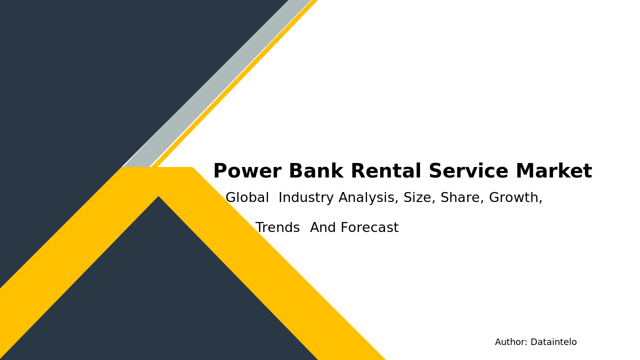 Power Bank Rental Service Market Research Report 2032
