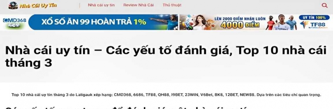 Nhà Cái Uy Tín Cover Image