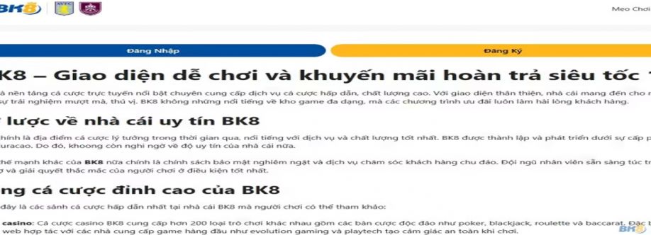 BK8 Cover Image