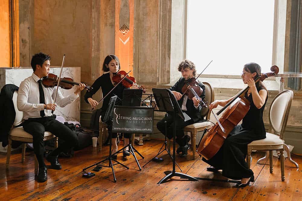 What is a string quartet String Musicians Australia