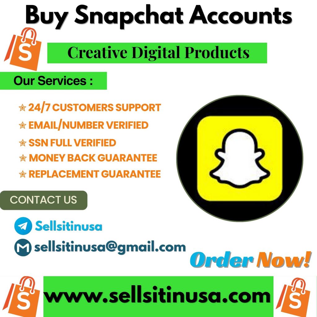 Buy Snapchat Accounts - 100% Completed Profile