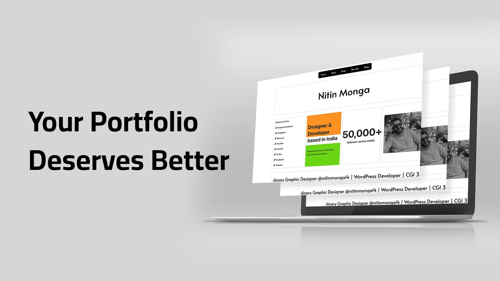 5 Reasons You Need A Portfolio Website For Designers (No Code)
