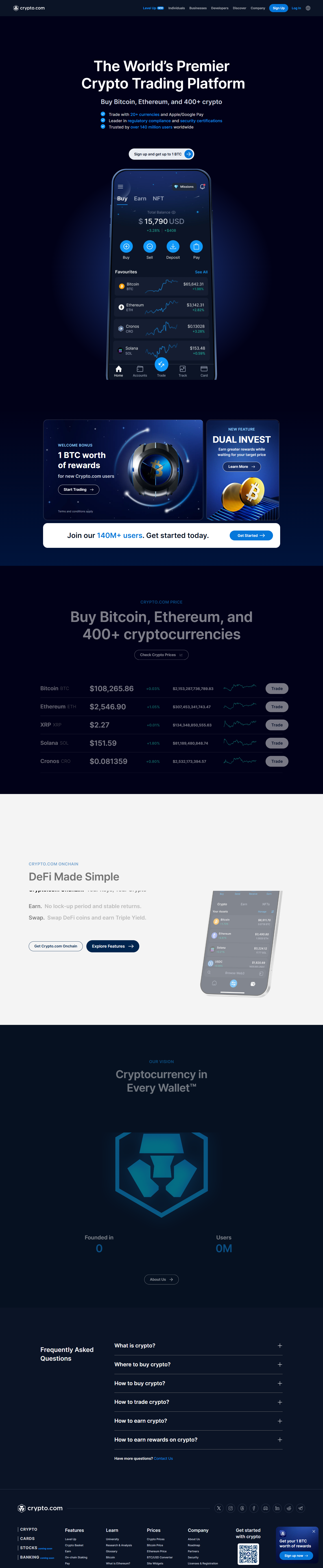 Crypto.com: Log-in | Crypto.com Exchange