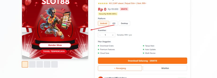 Main Togel Online di Slot Demo Pasaran Resmi  Minimal Bet Renda Cover Image