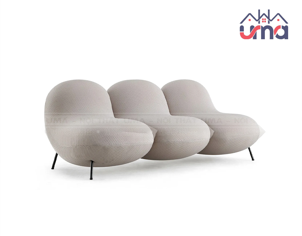 Sofa Chung Cư 3 Chỗ Ngồi Bọc Vải Hiện Đại SFCC012 - UMA