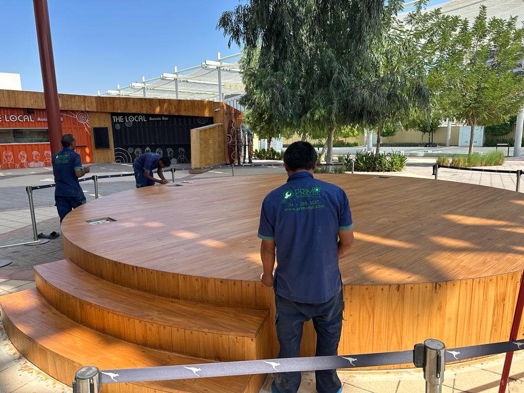 wooden polishing services