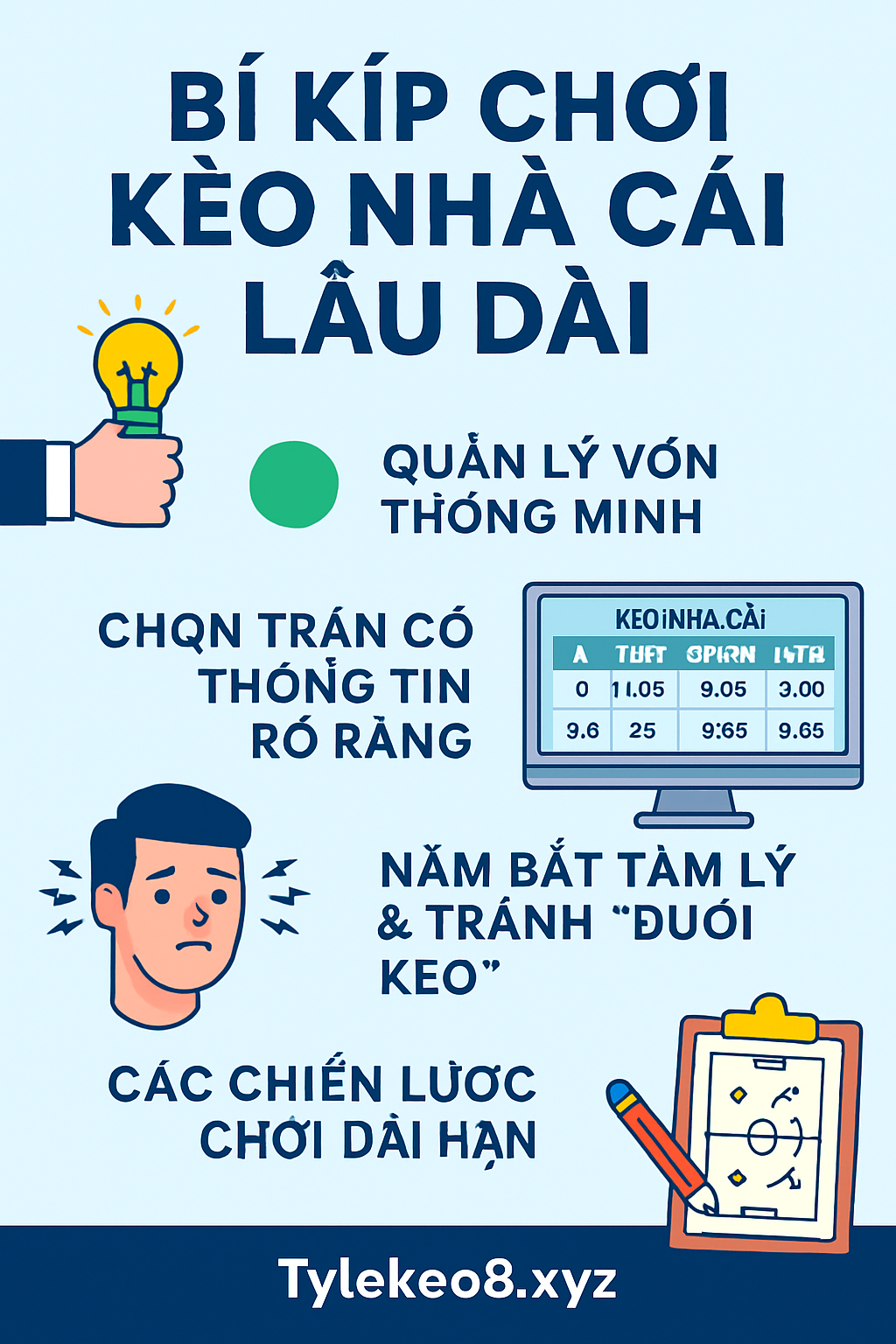 Bí kíp chơi kèo nhà cái lâu dài – Giữ vốn, tăng lợi nhuận 2025