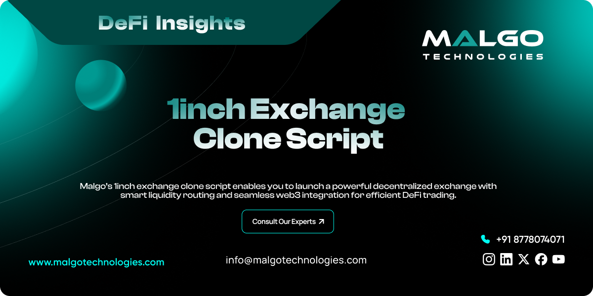 1inch Exchange Clone Script | White Label 1inch Exchange Clone Software