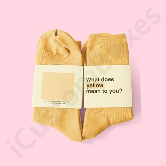 Custom Sock Packaging - iCustomBoxes