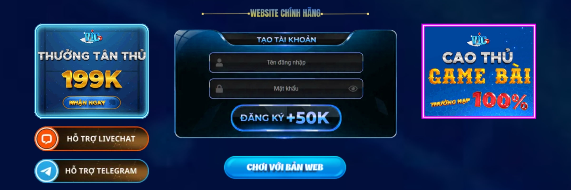 Nhà cái VicClub Cover Image