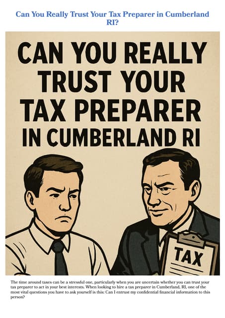 Can You Really Trust Your Tax Preparer in Cumberland RI.pdf