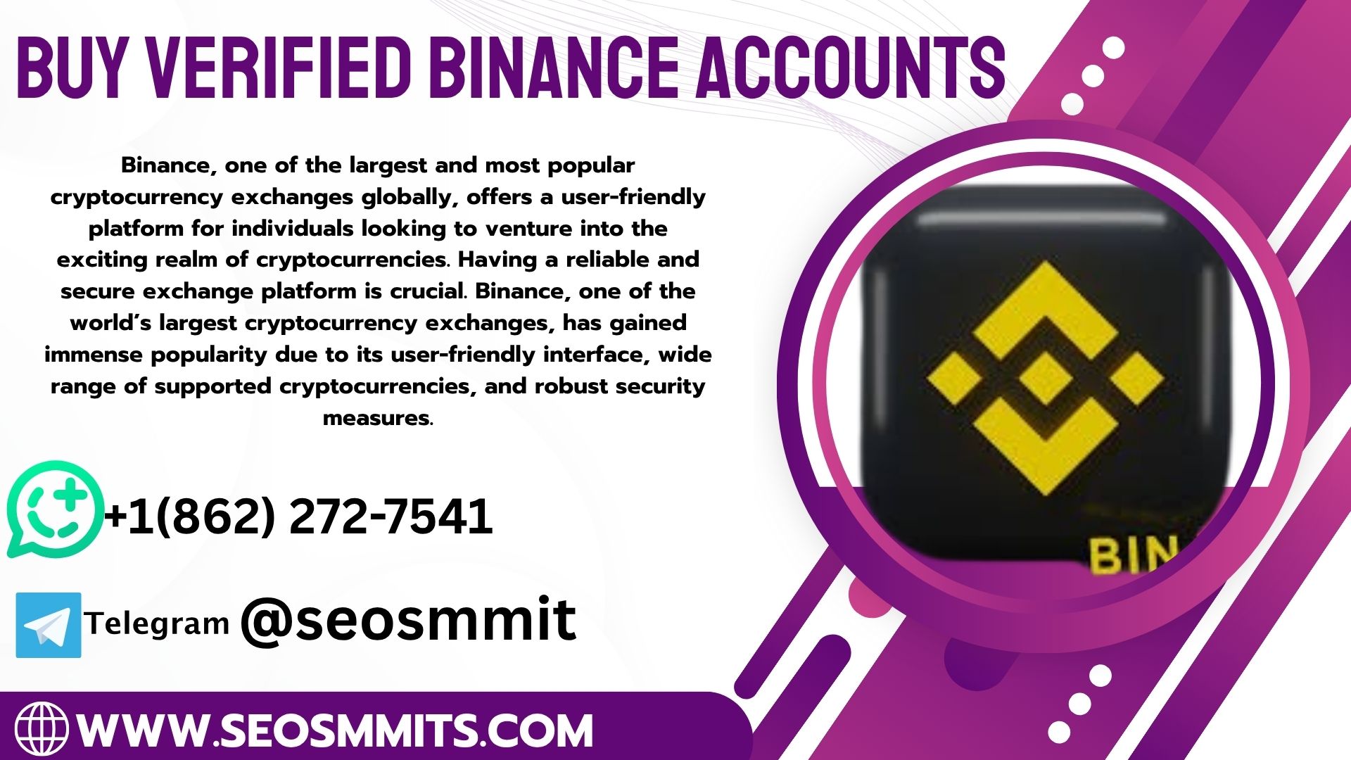 Verified Binance Account Profile Picture
