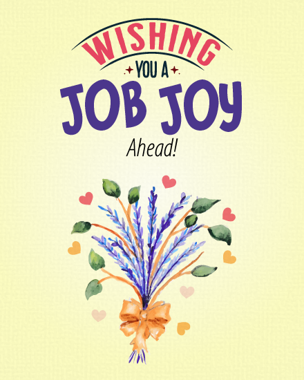 New Job Congratulations Cards – Free & Personalized