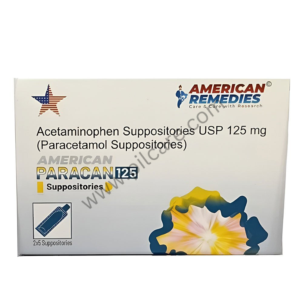 Paracan 125 Suppositories - N Chimanlal Enterprises