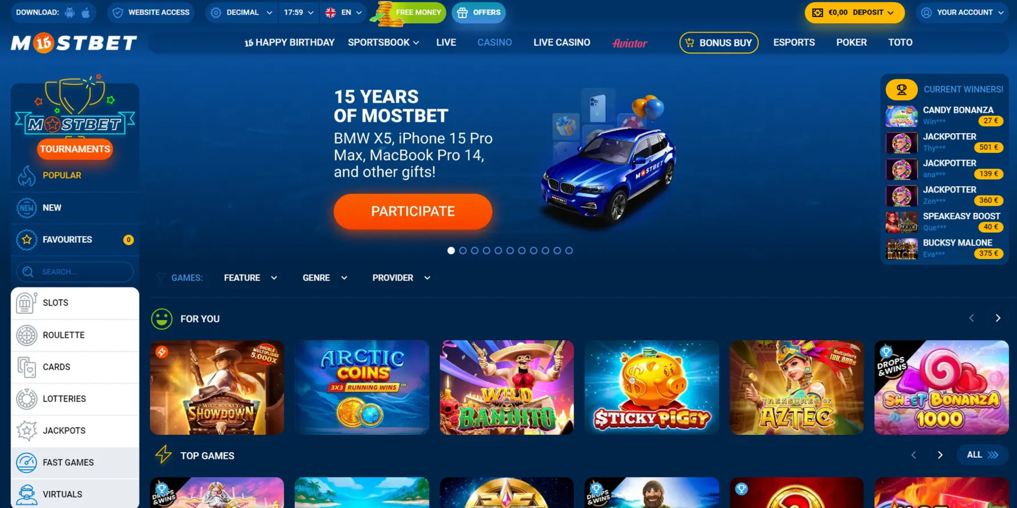 mostbet Cover Image