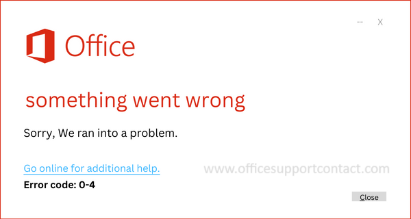 error code 0-4 installation error , Error 0-2054 in Microsoft 365