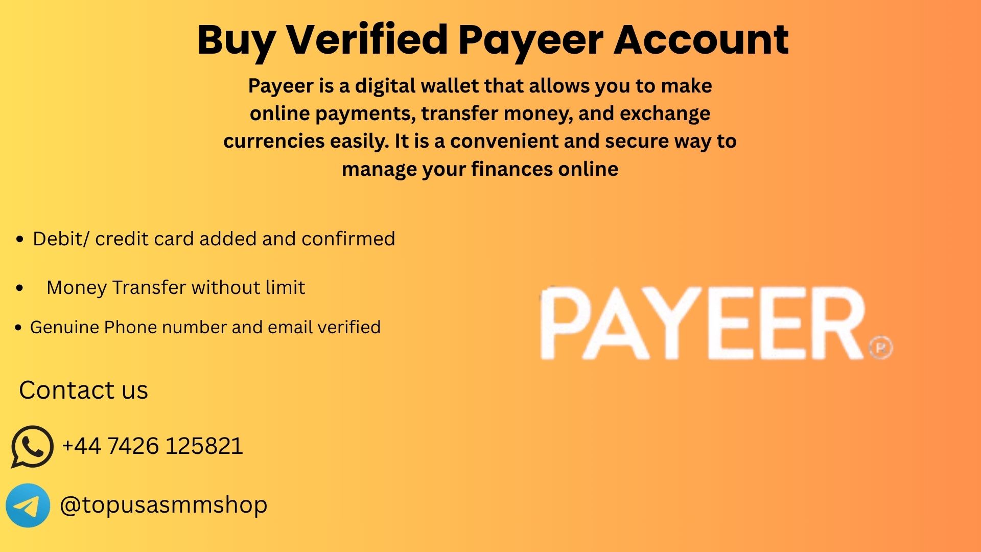 Buy Verified Payeer Account Profile Picture