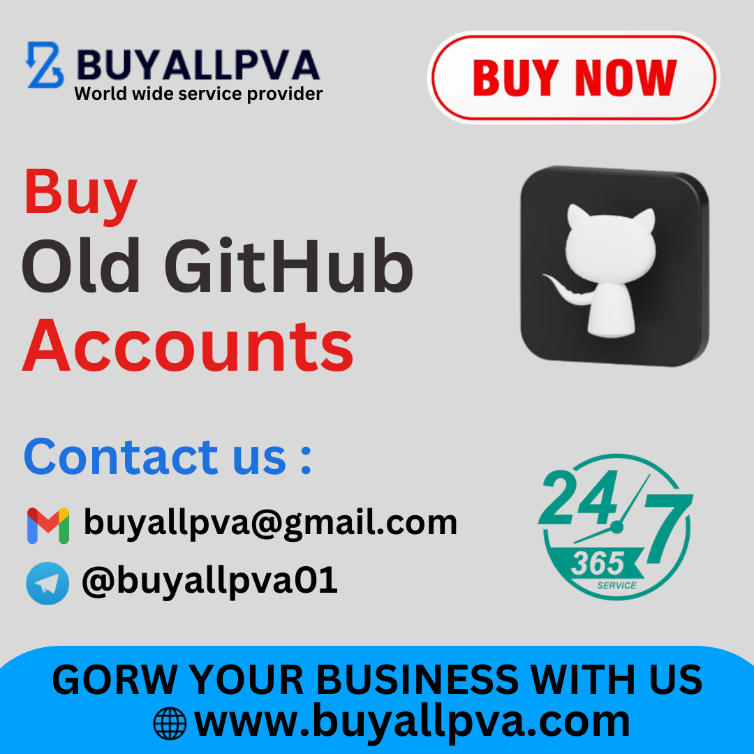 Buy Old GitHub Accounts - 100% Real Active Accounts