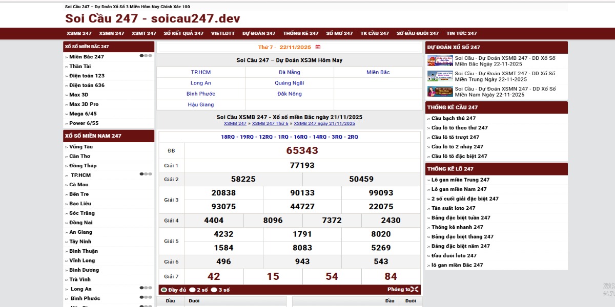 Soi Cầu 247 Dự Đoán Xổ Số Cover Image