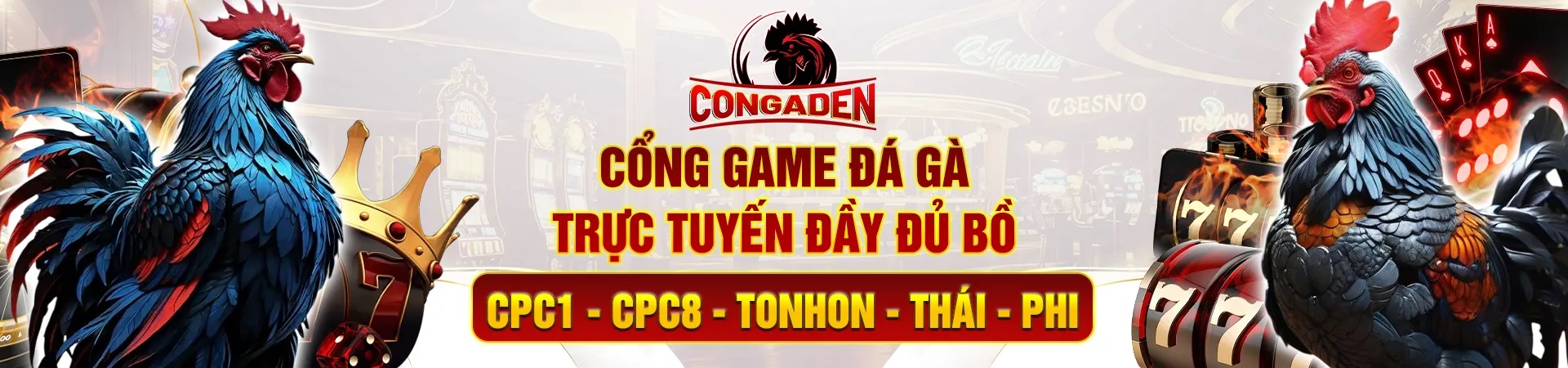 Đá Gà Trực Tiếp ConGaDen Cover Image