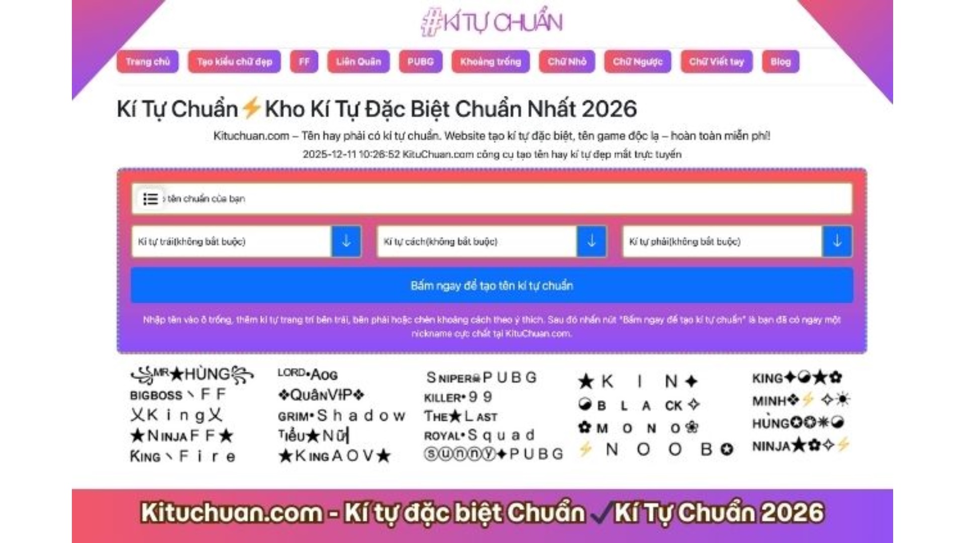 Kí Tự Chuẩn Cover Image
