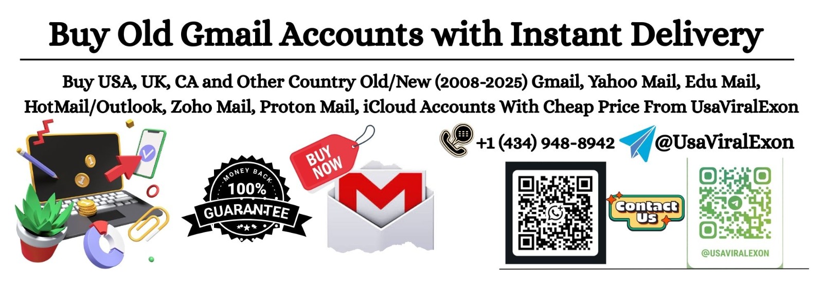 Buy Old Gmail Accounts Cover Image